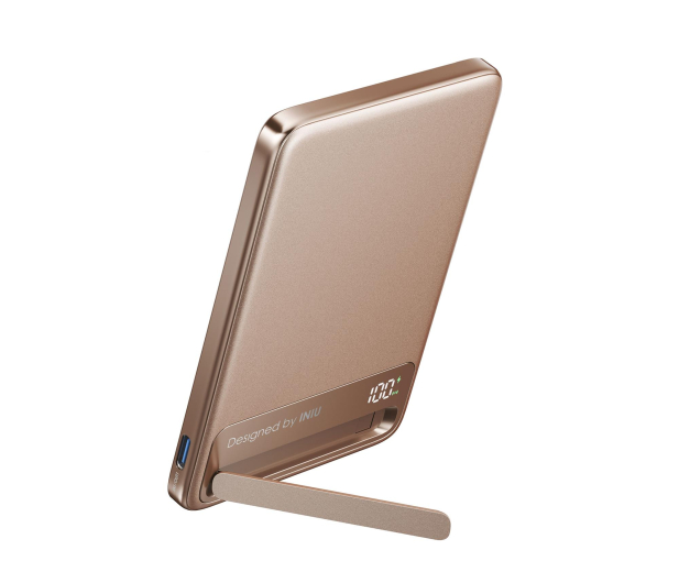 INIU MagPro Slim 5000mAh + kabel USB-C Desert Titanium - 1371570 - zdjęcie